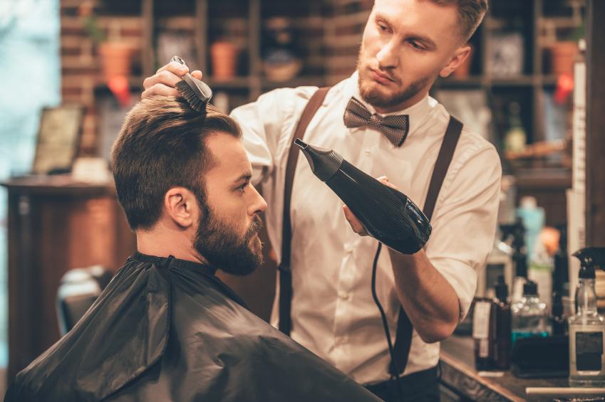 Blow Dry homme de qualité au salon